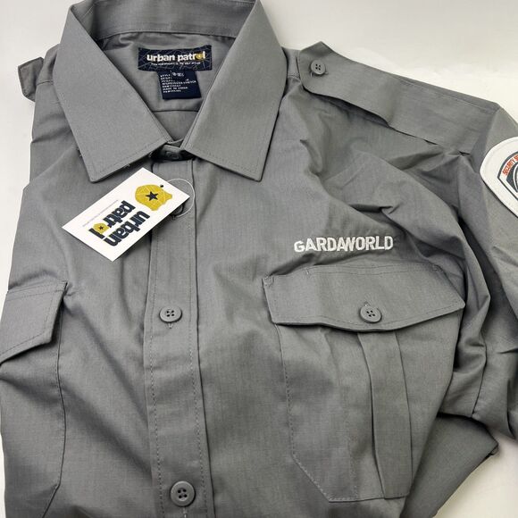 GardaWorld Other - GardaWorld Urban Patrol Gray Short Sleeve Security Uniform Shirt 18-18½ Size 2XL